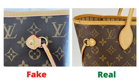 louis vuitton neverfull monogram authentic vs fake